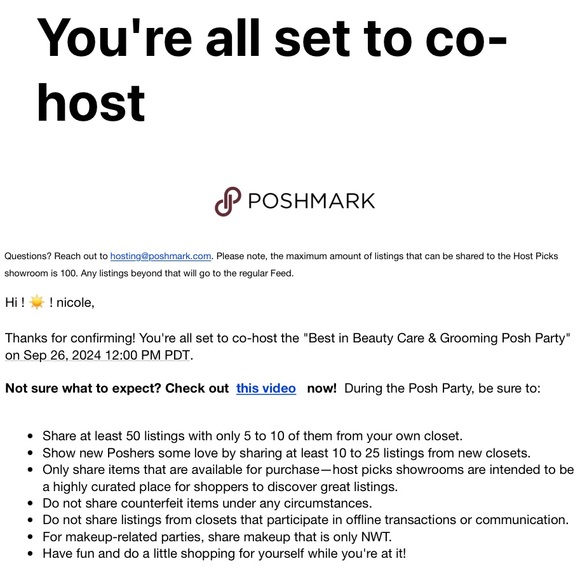 That’s a Wrap! 9/26/24 12N PT Best in Beauty Care & Grooming Posh Party - Picture 2 of 16